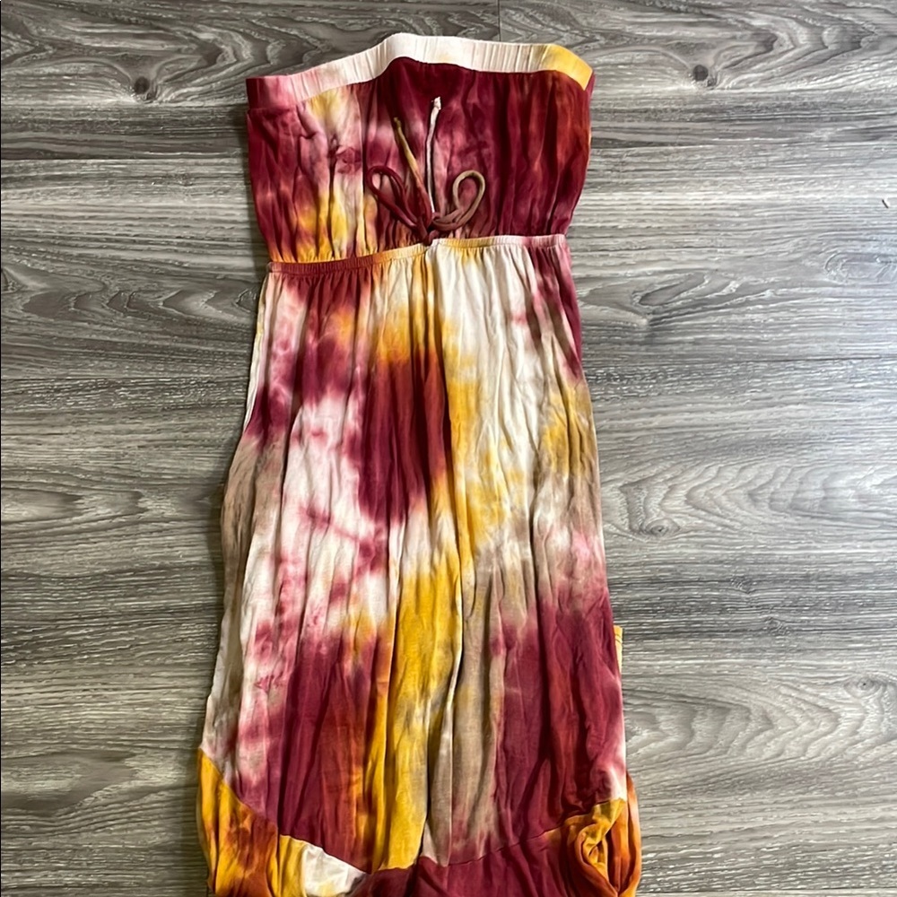 Rolla Coster Multicolor Tie-Dye Dress. Size Large